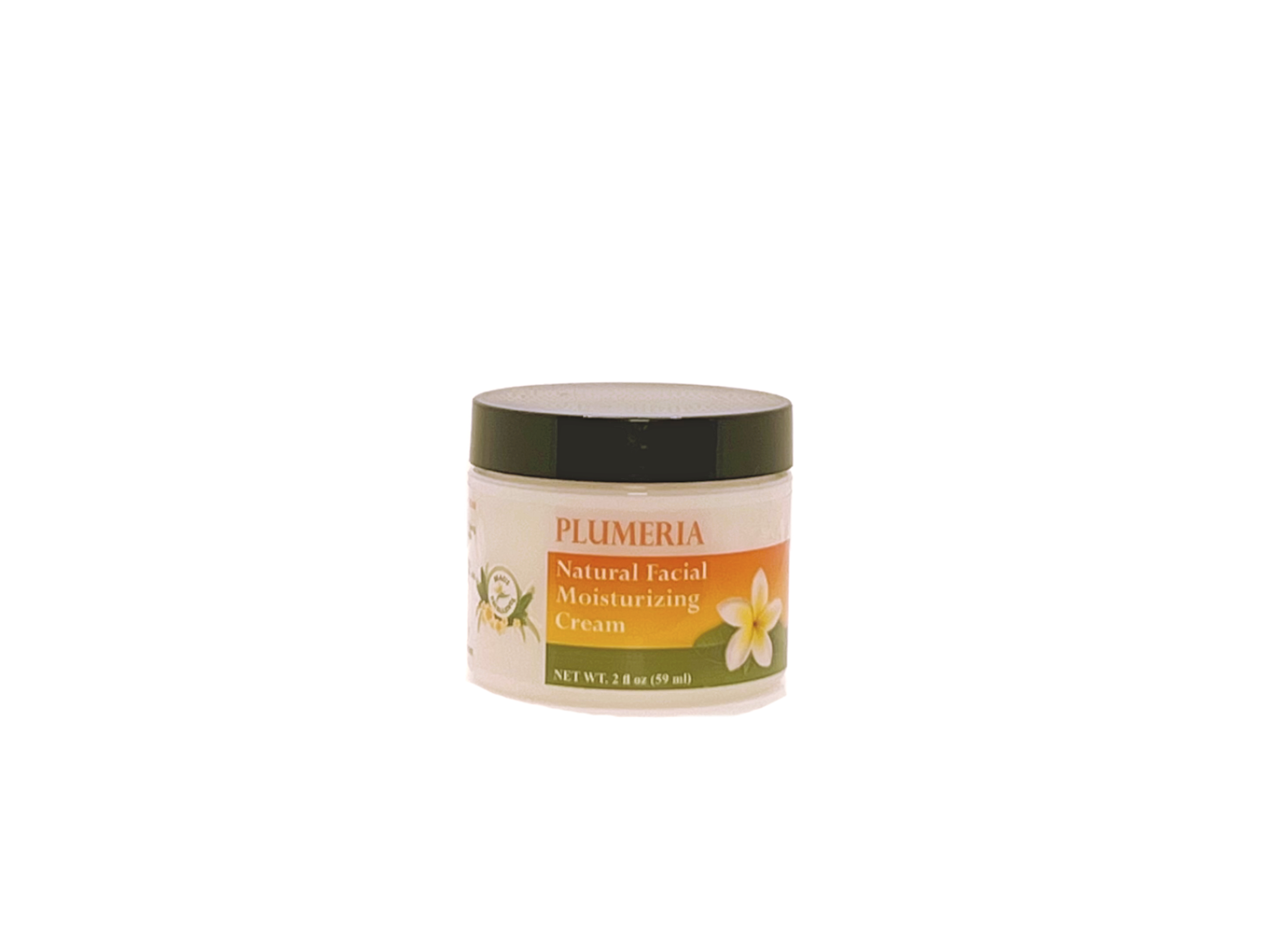 Maui Excellent Plumeria Natural Facial Moisturizing Cream, 2 Ounces