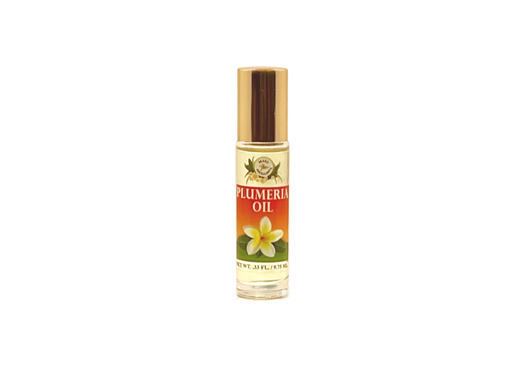 Maui Excellent Plumeria Roll-On Oil, .33 Ounces