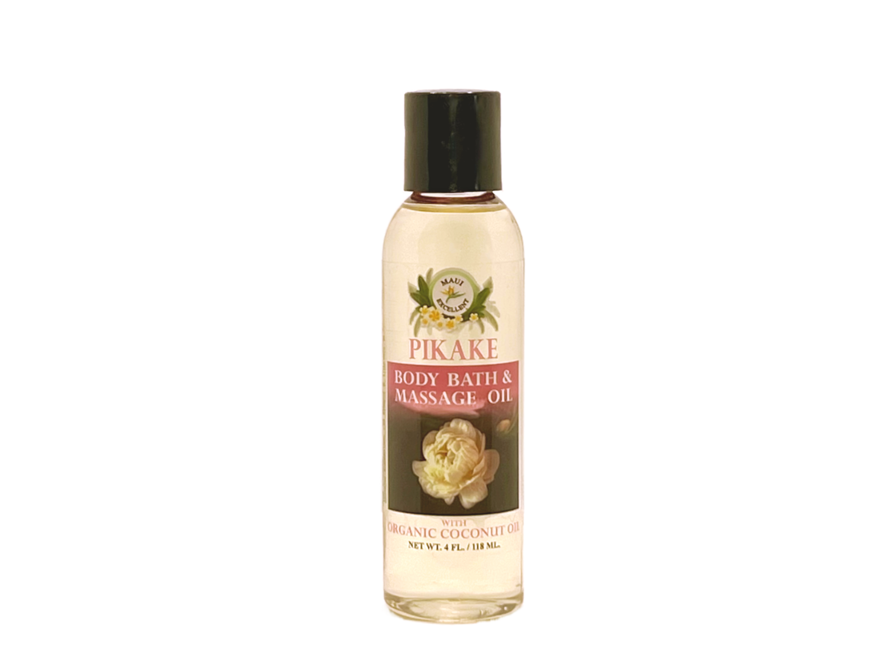 Maui Excellent Pikake Body Bath and Massage Oil, 4 Ounces