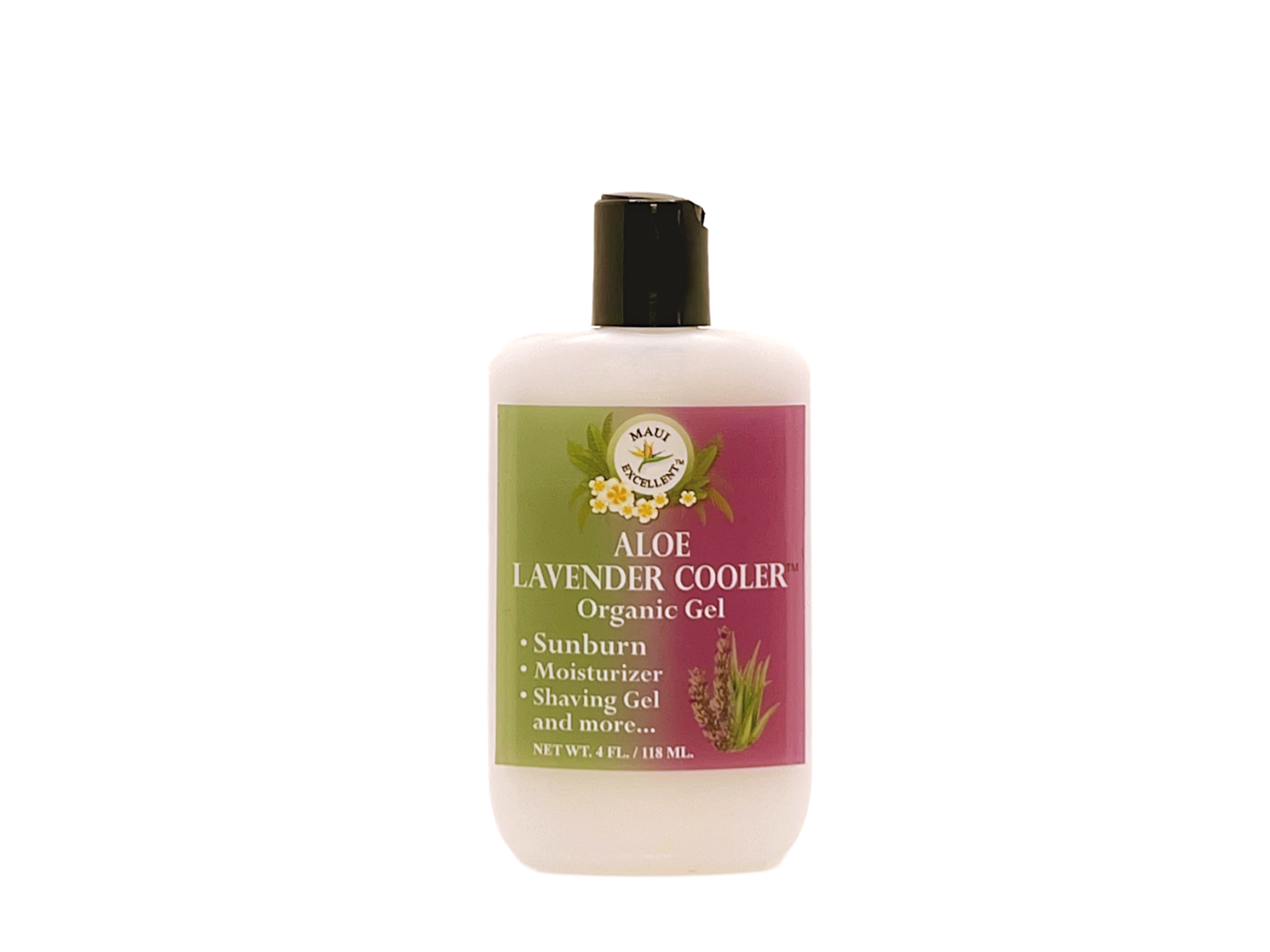 Maui Excellent Aloe Lavender Cooler Organic Gel, 4 Ounces
