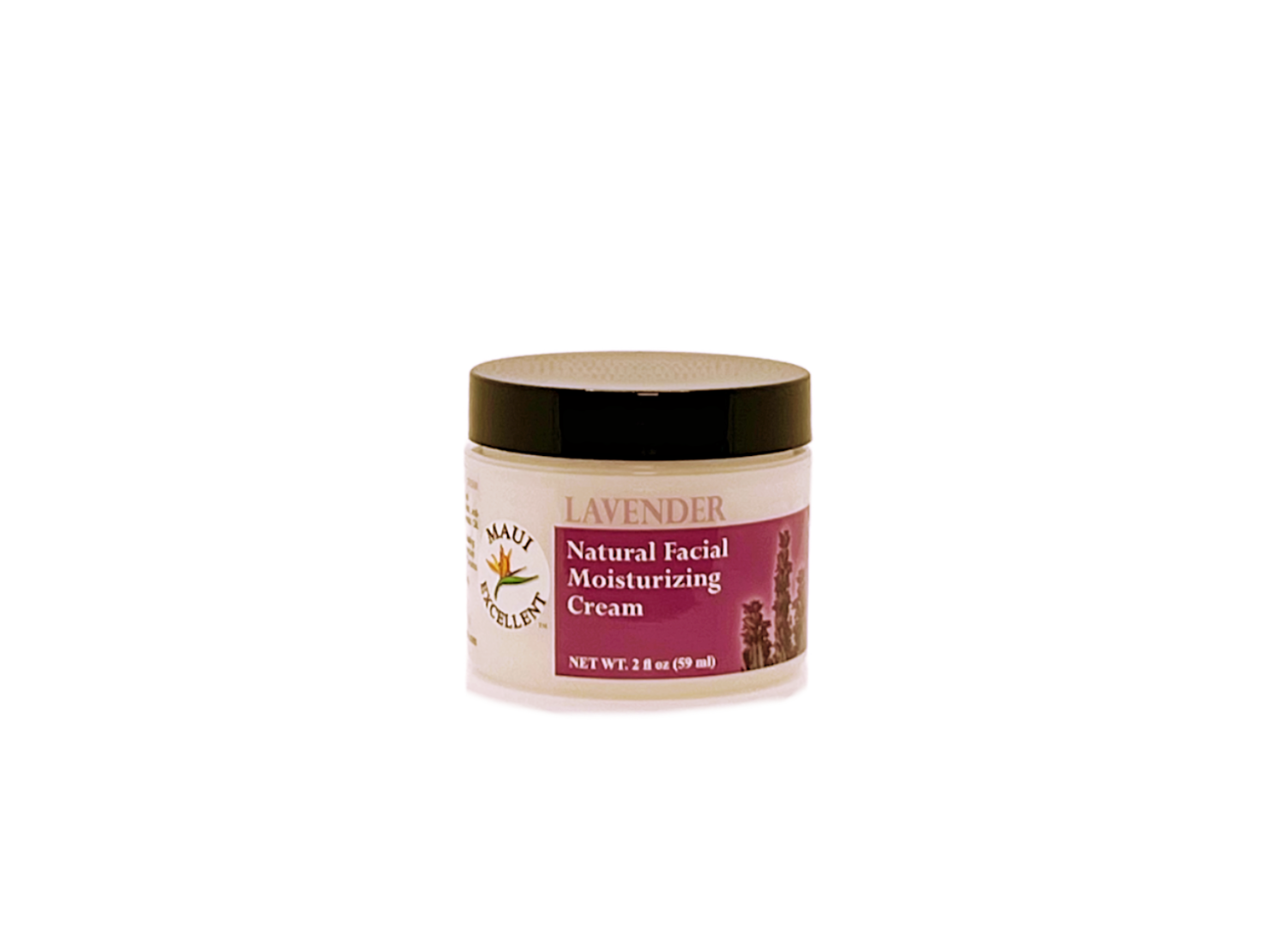 Maui Excellent Lavender Natural Facial Moisturizing Cream, 2 Ounces