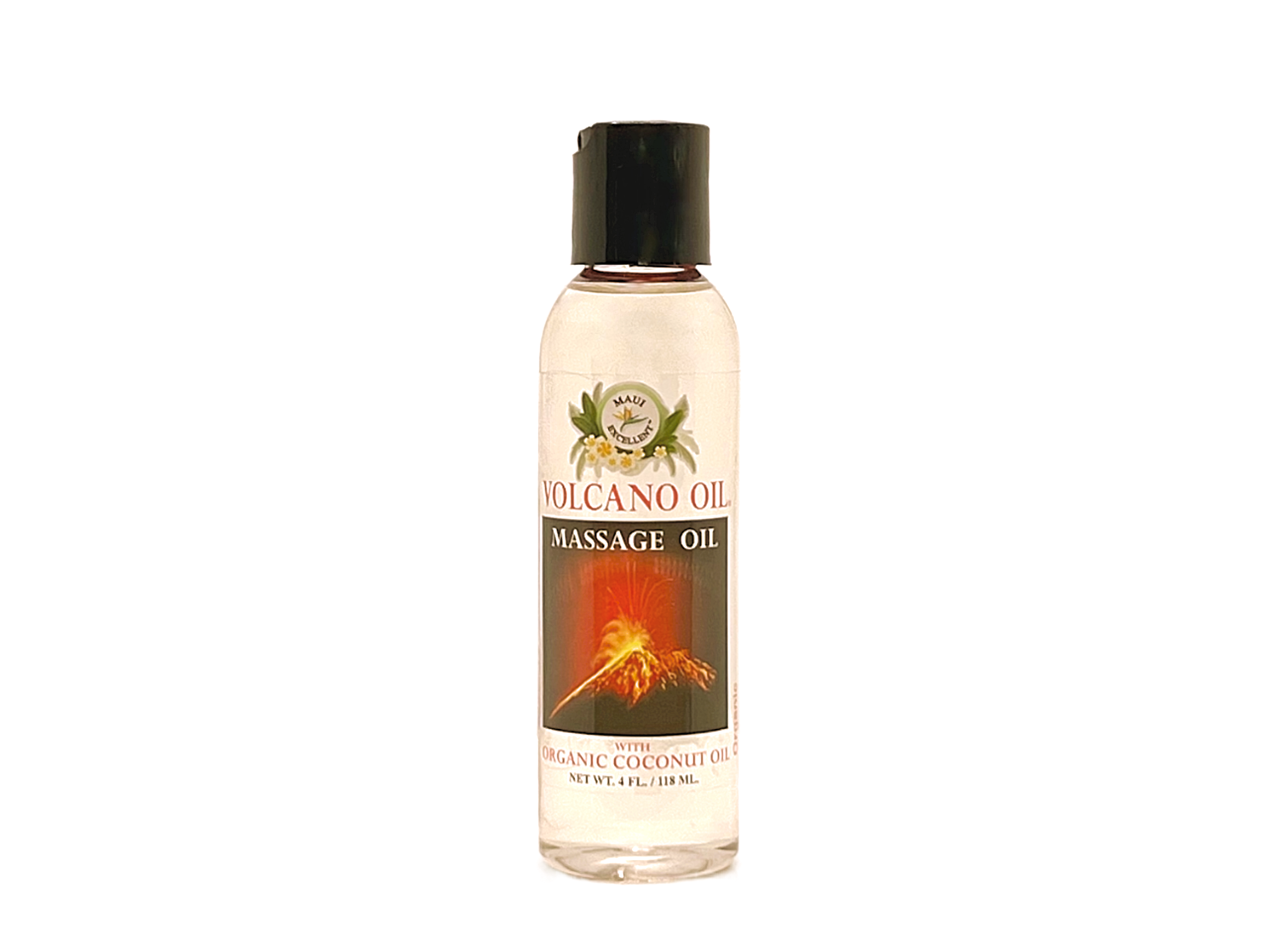 Maui Excellent Volcano Oil Massage Oil, 4 Ounces