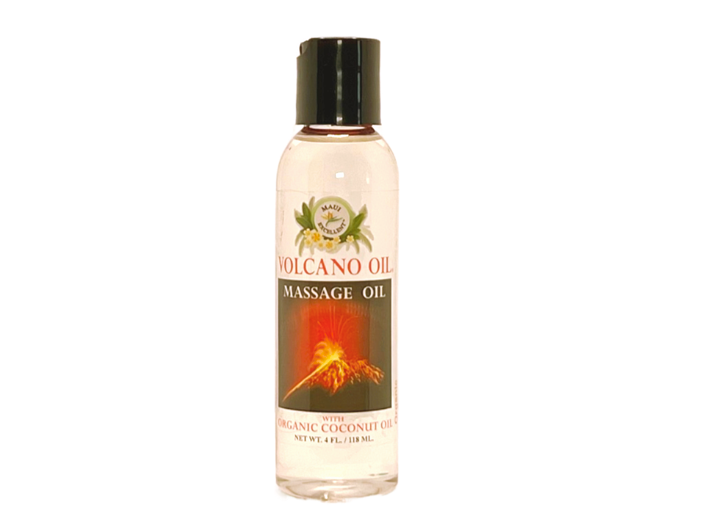 Maui Excellent Volcano Oil Massage Oil, 4 Ounces